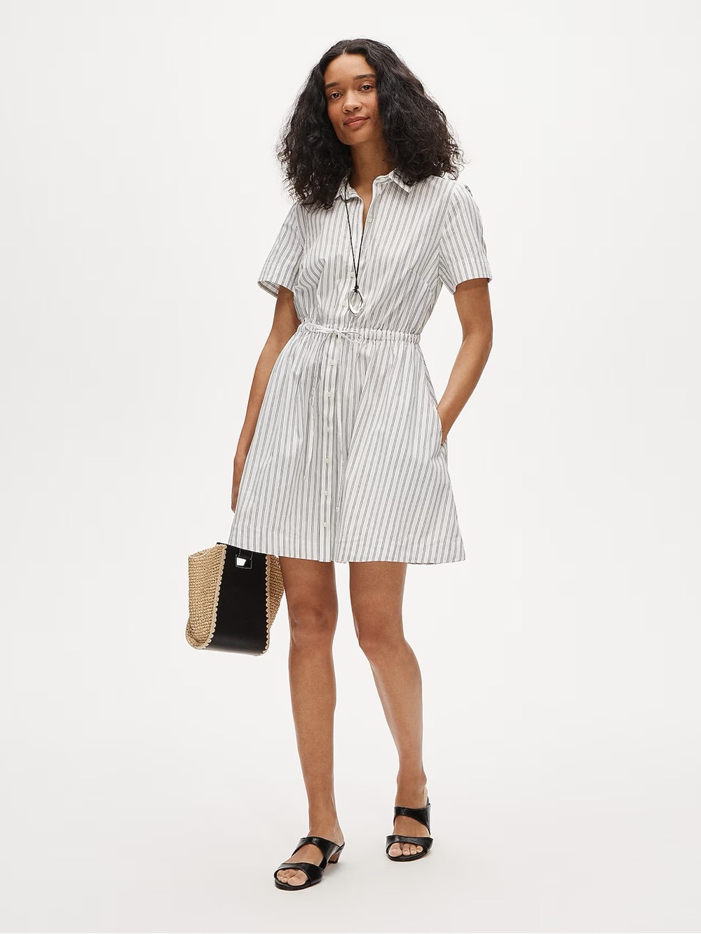 NWT J. Crew Cerise mini shirt dress